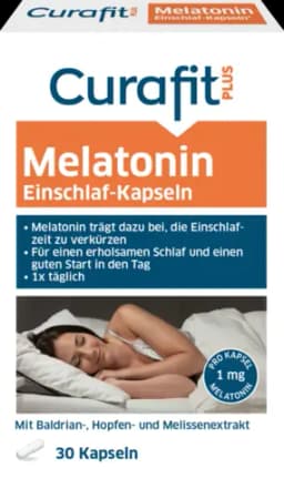 Melatonin Einschlaf-Kapseln von CURAFIT PLUS