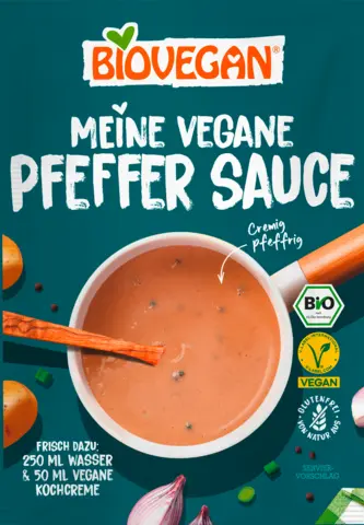 Bio Meine vegane Pfeffersauce von BIOVEGAN