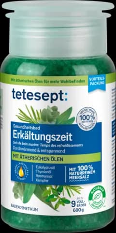 Meersalz, Erkältungsbad von TETESEPT