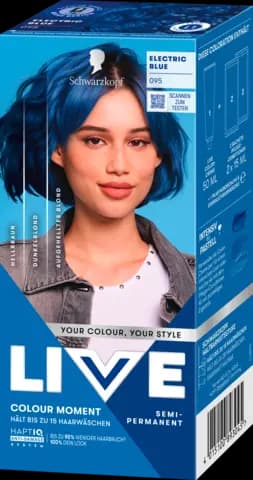 Live Colour Moment Haarfarbe Electric Blue 095 von SCHWARZKOPF