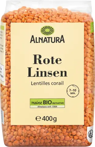Bio Rote Linsen von ALNATURA
