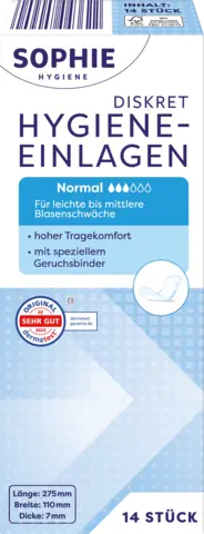 Hygiene Einlagen Normal von SOPHIE