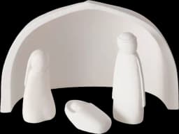 Krippe Kerga 9,5cm 4-teilig von BOLTZE