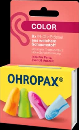 Schaumstoffstöpsel Color von OHROPAX