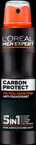 Carbon Protect 4 in 1 Anti-Transpirant 48h Deospray von LOREAL