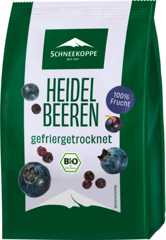 Bio Heidelbeeren gefriergetrocknet von SCHNEEKOPPE