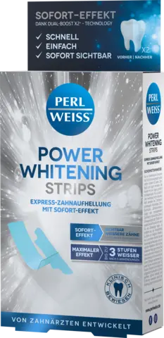 Power Whitening Strips von PERLWEISS