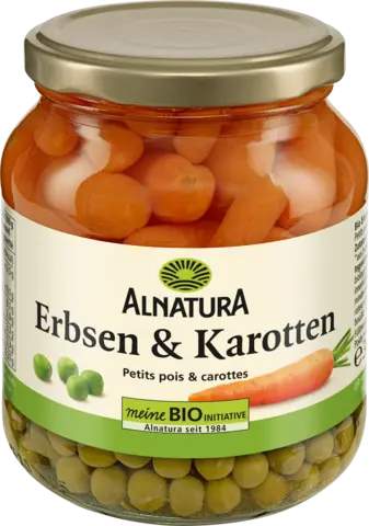 Bio Erbsen & Karotten von ALNATURA