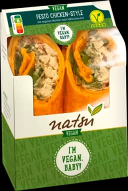 Wrap Pesto Chicken-Style Vegan von NATSU