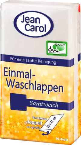 Waschlappen Samtweich von JEAN CAROL
