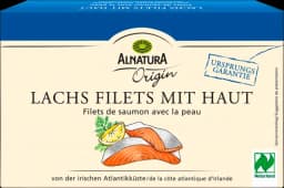 Bio Origin Lachsfilets mit Haut von ALNATURA