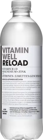 Vitamin Well Reload Zitrone/Limette von VITAMIN WELL