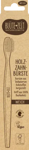 Holz-Zahnbürste weich von BLÜTEZEIT