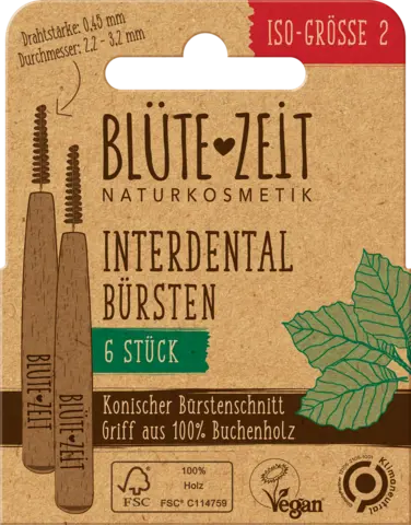 Interdentalbürsten Holz von BLÜTEZEIT