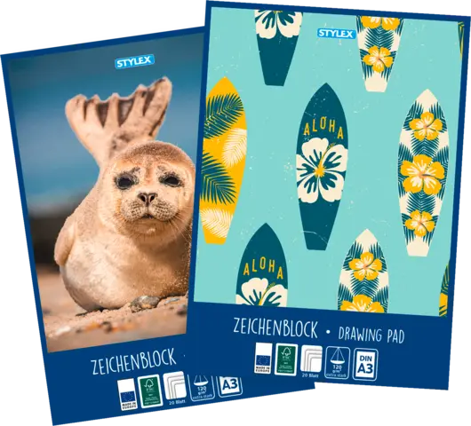 Zeichenblock DIN A3 20 Blätter von STYLEX