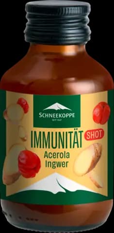 Bio Kombucha Shot Immunität mit Acerola & Ingwer von SCHNEEKOPPE