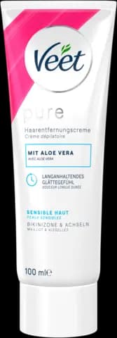 pure Haarentfernungscreme Bikinizone & Achseln von VEET