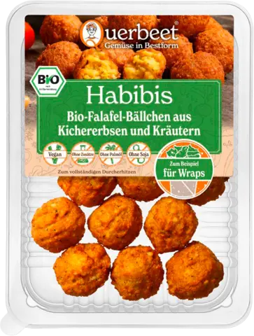 Bio Habibis Falafel-Bällchen aus Kichererbsen von Querbeet