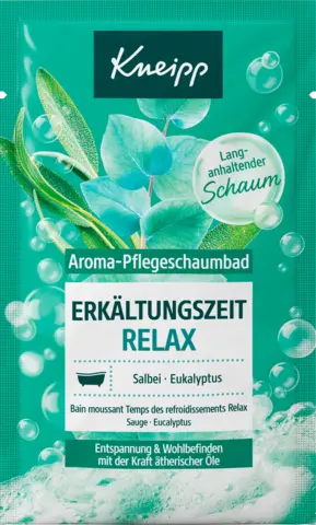 Aroma-Pflegeschaumbad Erkältungszeit Relax von KNEIPP