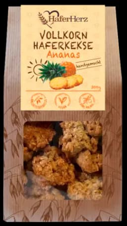 Haferkekse Ananas von HAFERHERZ