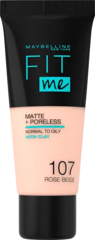 Fit me Matte + Poreless Make-Up Nr. 107 Rose Beige von MAYBELLINE NEW YORK