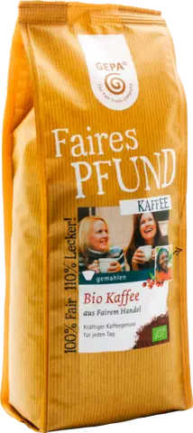 Faires Pfund Bio Kaffee von GEPA