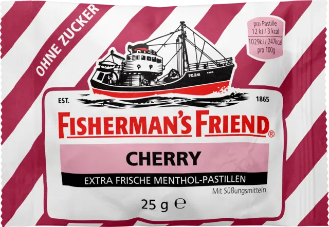 Cherry ohne Zucker Pastillen von FISHERMAN´S