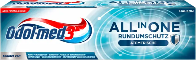 All in One Rundumschutz Atemfrische Zahncreme von ODOL