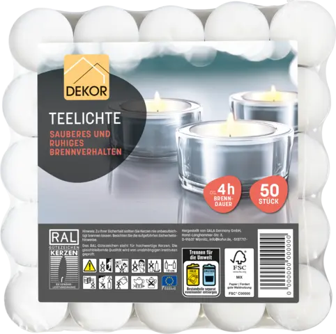 Teelichte von DEKOR