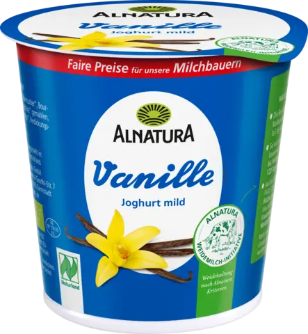 Bio Vanille Joghurt 3,8% Fett von ALNATURA