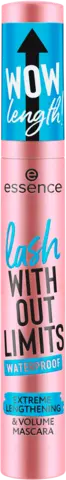 Lash without Limits Extreme Lengthening & Volume Mascara Waterproof black 03 von ESSENCE