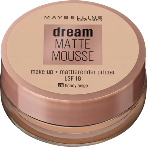 Dream Matte Mousse Make-Up Nr. 26 Honey Beige von MAYBELLINE NEW YORK
