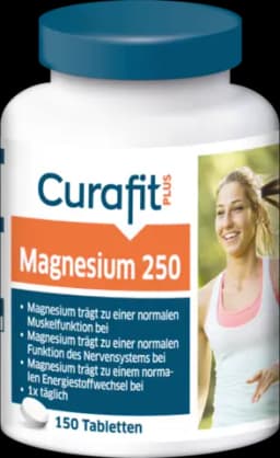 Magnesium 250mg Tabletten von CURAFIT PLUS