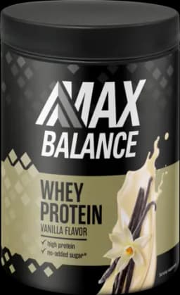 Whey Proteinpulver Vanille-Geschmack von MAX BALANCE