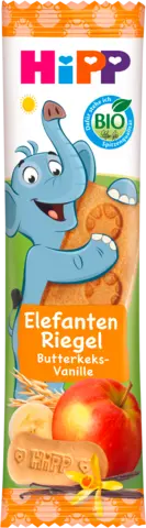 Bio Müesli Riegel Butterkeks in Apfel-Vanille ab 1 Jahr von HIPP