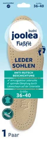 Fußfit Leder Sohle von JOOLEA