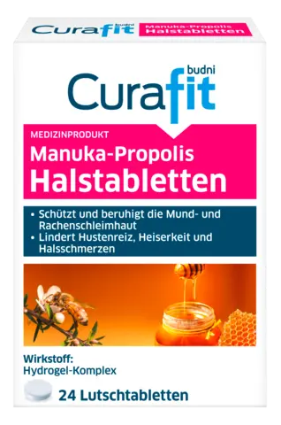 Manuka-Propolis Halstabletten von CURAFIT