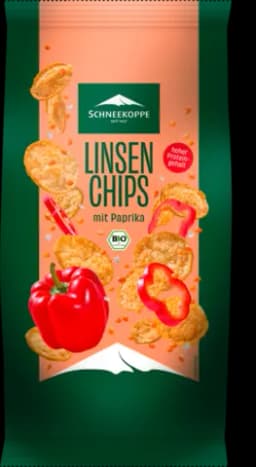 Bio Linsenchips mit Paprika von SCHNEEKOPPE
