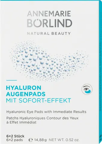 Hyaluron Augenpads mit Sofort-Effekt von ANNEMARIE BÖRLIND