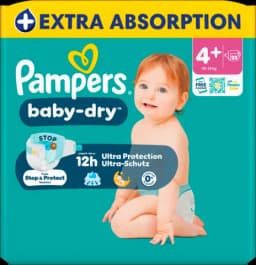 Baby Dry Windeln Maxi Plus Single Pack 10-15kg Gr.4+ 28ST von PAMPERS
