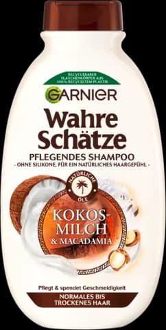 Wahre Schätze Pflegendes Shampoo Kokosmilch und Acadamia von WAHRE SCHÄTZE