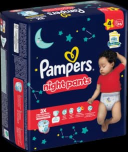Windeln Night Pants Single Pack Gr.4 24ST von PAMPERS