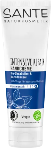 Intensive Repair Handcreme Bio-Sheabutter & Macadamiaöl von SANTE