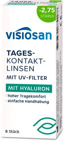 Tageslinse Hyaluron -2.75 von VISIOSAN