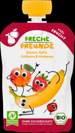 Banane,Apfel,Erdbeere&Himbeere von ERDBÄR
