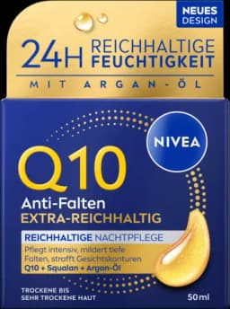 Q10 Anti-Falten Extra-Reichhaltig Nachtpflege von NIVEA