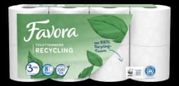 Toilettenpapier Recycling 3lg von FAVORA