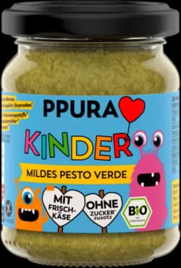 Bio Kinder Mildes Pesto Verde von PPURA