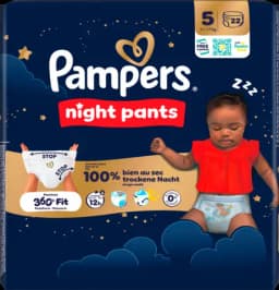 Pants Night Single Pack 11-17kg Gr.5 22ST von PAMPERS