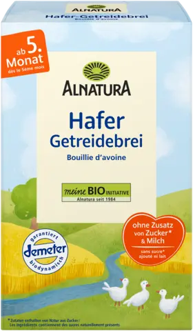 Demeter Hafer Getreidebrei nach dem 4. Monat von ALNATURA